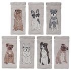 Embroidered Dog Glasses Cases